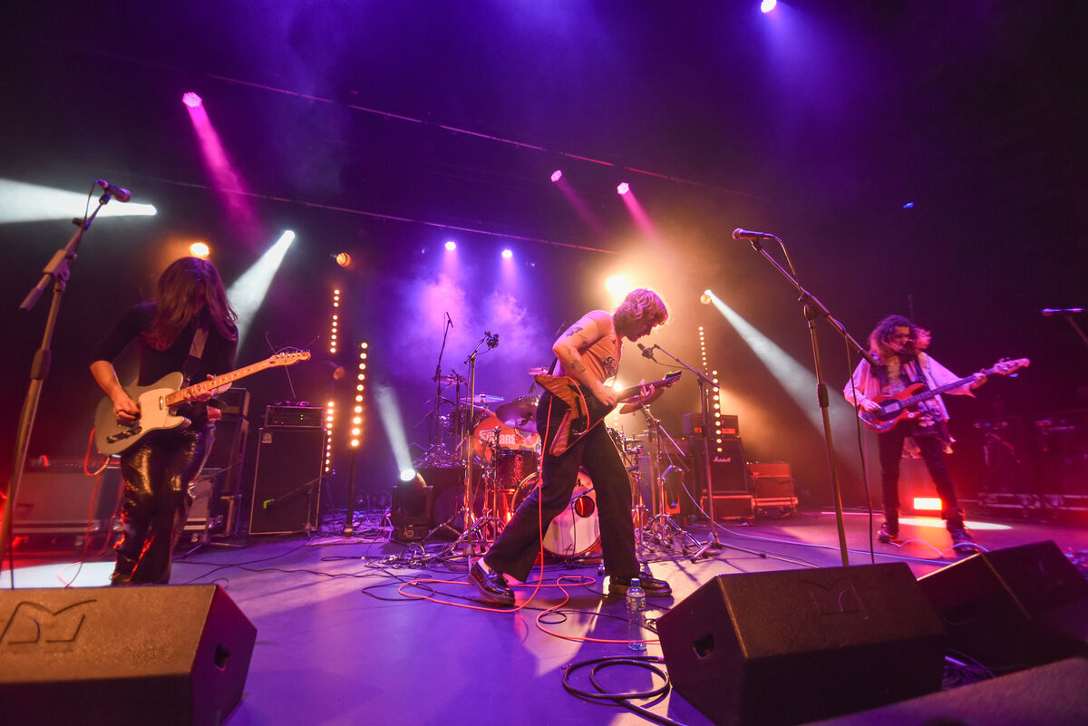 The Love Buzz performing on stage at Cork Opera House. Picture: Cian O'Regan The Love Buzz performing on stage at Cork Opera House. Picture: Cian O'Regan