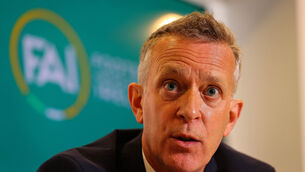 <p>BEHIND TARGET: FAI Chief executive Jonathan Hill said that the men's team are behind target while the women and underage teams are well ahead. Pic: ©INPHO/Ryan Byrne</p>