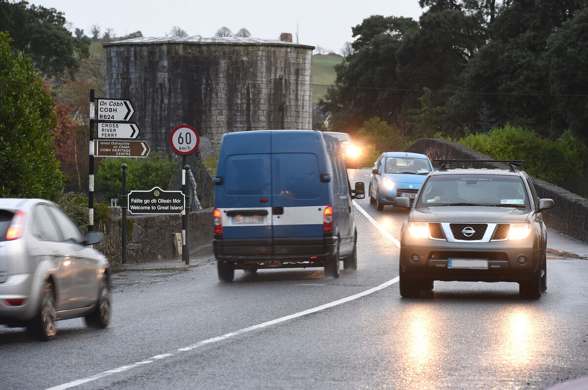 Early-morning traffic crossing the historic Belvelly Bridge onto Great Island on the R624 Fota Road near Cobh Co Cork. File picture: Larry Cummins