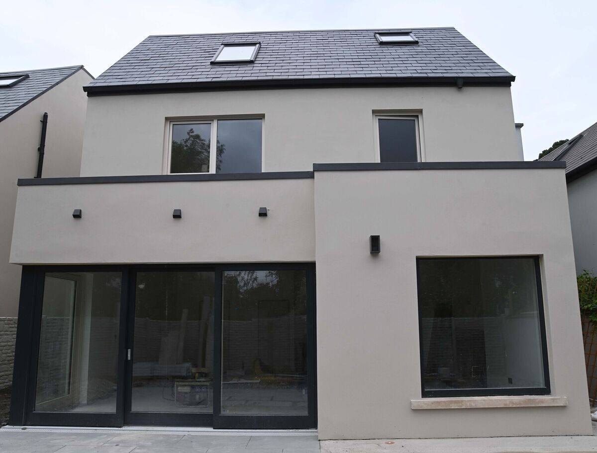 Work done to date at Inish, rear view