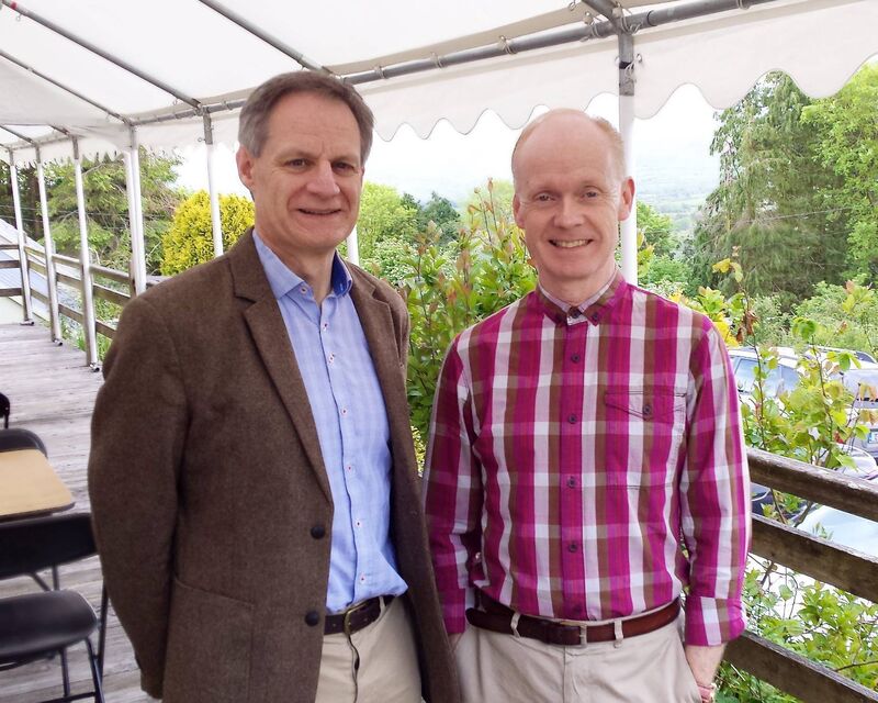Roy Galvin, right, and his husband Tom Lysaght, left. 
