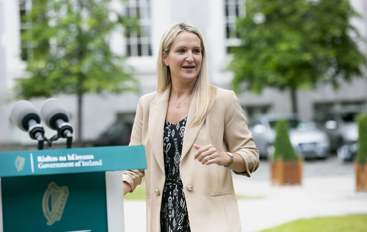 Minister for Justice Helen McEntee said Sinn Féin spent 'decades defending and supporting attacks on our State and our criminal justice system — supporting those who murdered gardaí'.