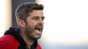 <p>HONOURS EVEN: Treaty United manager Tommy Barrett. File pic: Michael P Ryan/Sportsfile</p>