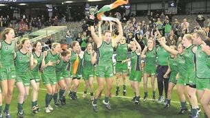 Late Quinn goal helps Ireland to AFL world title