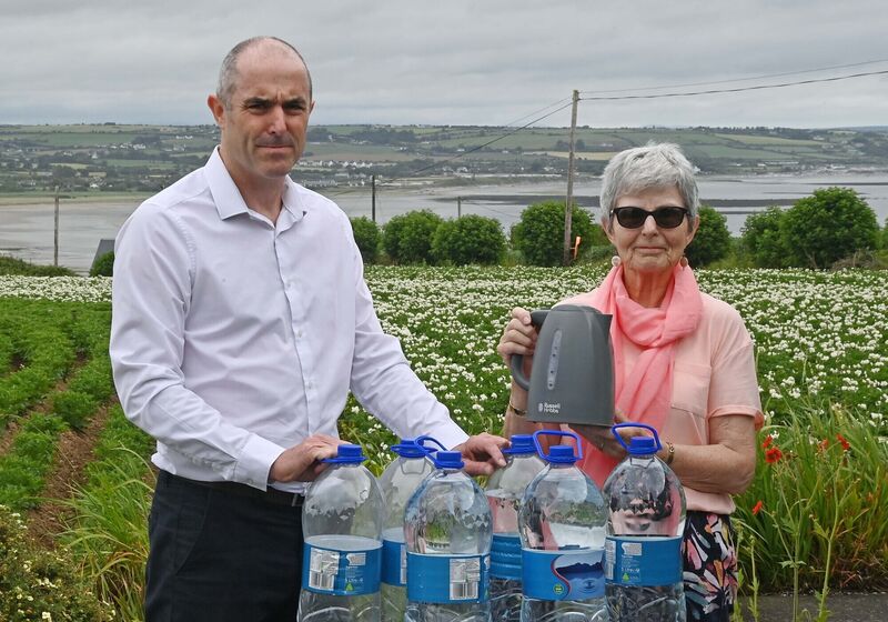 Eoin Fitzpatrick lives next door to his mother, Rita Fitzpatrick. 'It would be pretty hard for her to lift a five-litre bottle of water on her own,' he says. 'I pity elderly people in the area who don’t have help, it’s not fair on them.' Picture: Denis Minihane Eoin Fitzpatrick lives next door to his mother, Rita Fitzpatrick. 'It would be pretty hard for her to lift a five-litre bottle of water on her own,' he says. 'I pity elderly people in the area who don’t have help, it’s not fair on them.' Picture: Denis Minihane