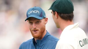 <p>CONTROVERSY: The manner of Jonny Bairstow’s dismissal frustrated England captain Ben Stokes. Pic: Adam Davy/PA</p>