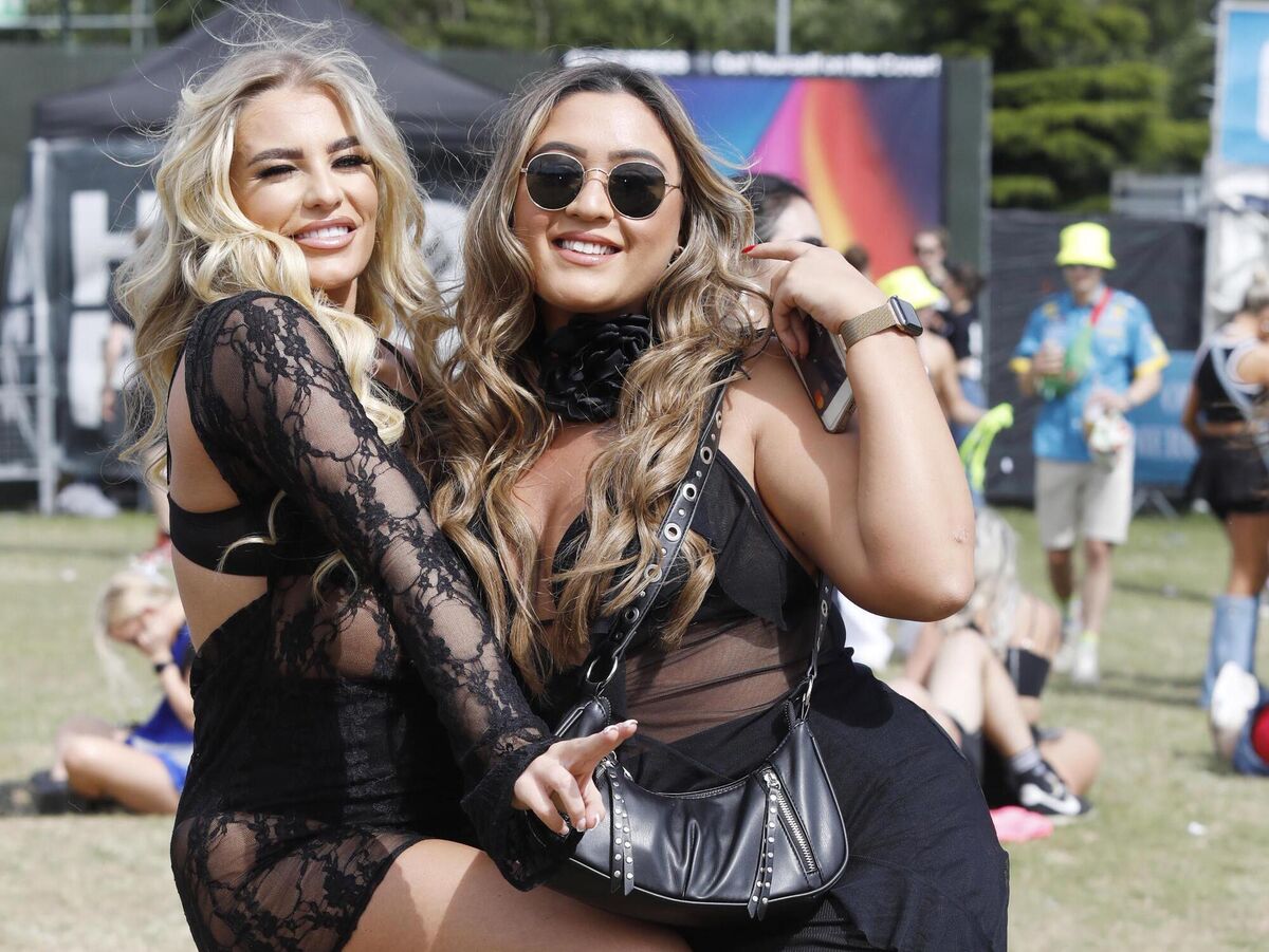 Rene McCarthy and Emily Joyce pictured on Saturday at Longitude. Picture: Leon Farrell/Photocall Ireland Rene McCarthy and Emily Joyce pictured on Saturday at Longitude. Picture: Leon Farrell/Photocall Ireland