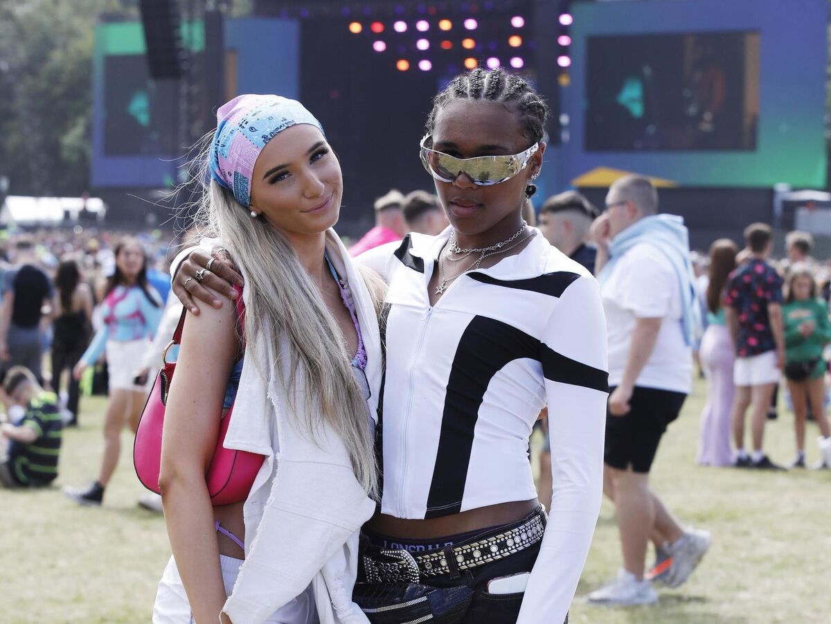 Olivia Korba and Kyle Togbe at Longitude at Marlay Park. Picture: Leon Farrell/Photocall Ireland Olivia Korba and Kyle Togbe at Longitude at Marlay Park. Picture: Leon Farrell/Photocall Ireland