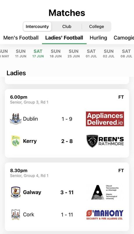Score Beo provides live scores, line-ups and a news hub for GAA fans, as the app continues to increase its user base with every passing week. 