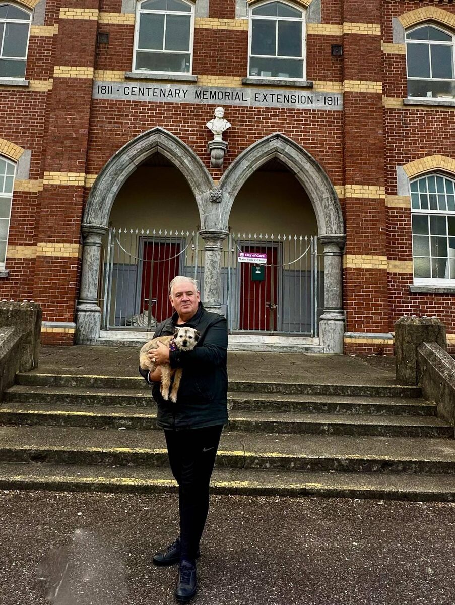 Conal Creedon and Dogeen at the North Mon in Cork.  