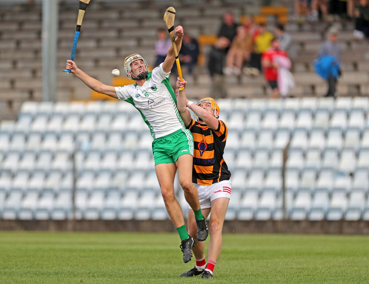  Conor O'Leary, Muskerry, Darragh O'Flynn, Avondhu. Pic: Jim Coughlan.