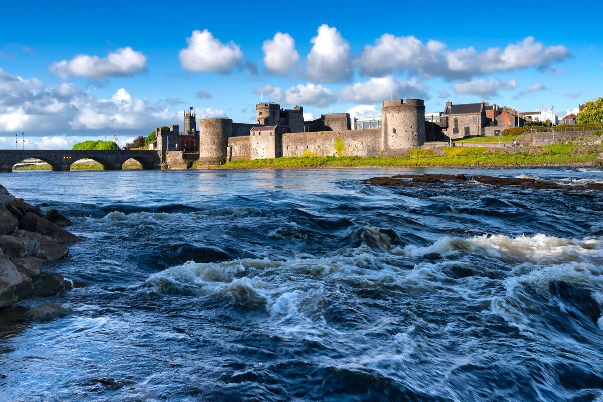 King John's Castle, Limerick, bringing a sense of majesty to the heart of the city.