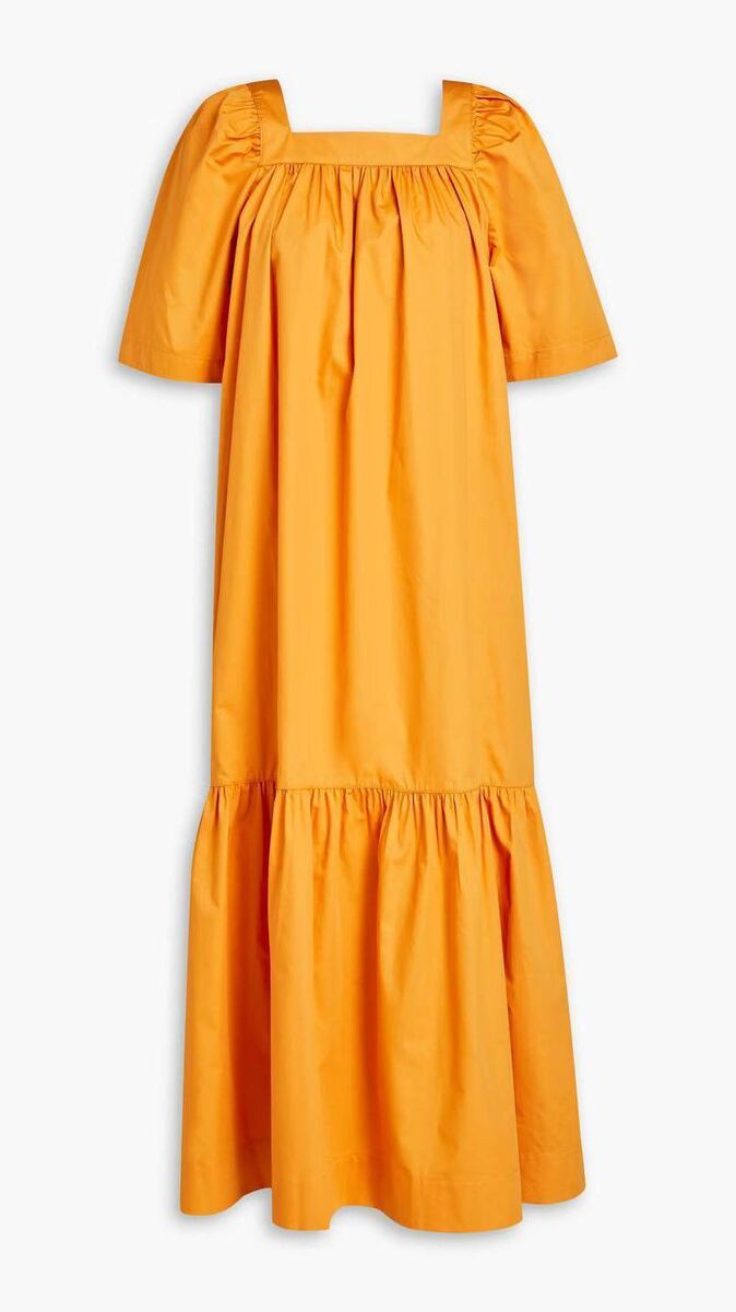 Rodebjer ‘Donya’ organic cotton-poplin midi dress, The Outnet, was €369; now €185 Rodebjer ‘Donya’ organic cotton-poplin midi dress, The Outnet, was €369; now €185