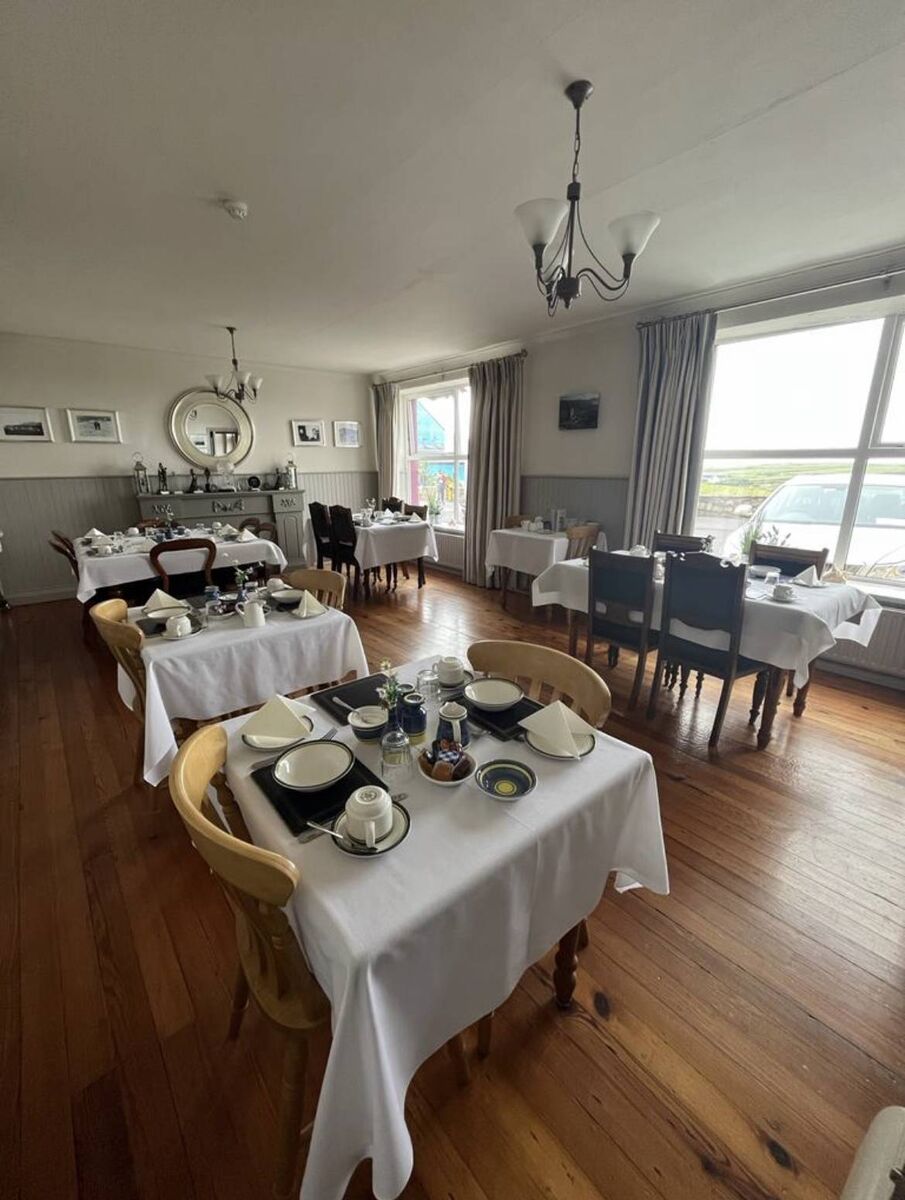 Dining groom at O'Sullivans nine-bed B&B Dining groom at O'Sullivans nine-bed B&B