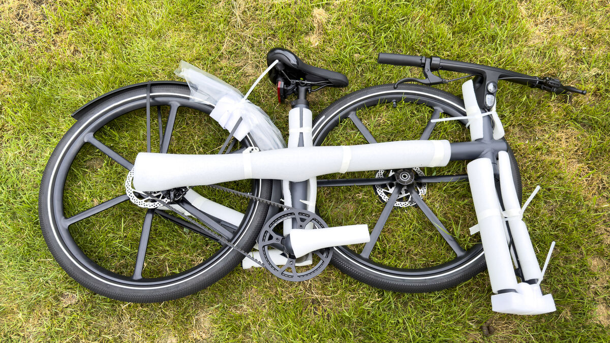 The Honbike Uni4, as it is, out of the box. Picture: Noel Campion.