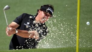 Phil Mickelson welcomes Augusta storm clouds
