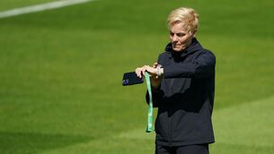 <p>TIME FOR CHANGE: Republic of Ireland Manager Vera Pauw during a training session at Tallaght Stadium this week. Pic: Brian Lawless/PA Wire.</p>