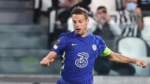 <p>SAYONARA ASPI: Chelsea's Cesar Azpilicueta.</p>