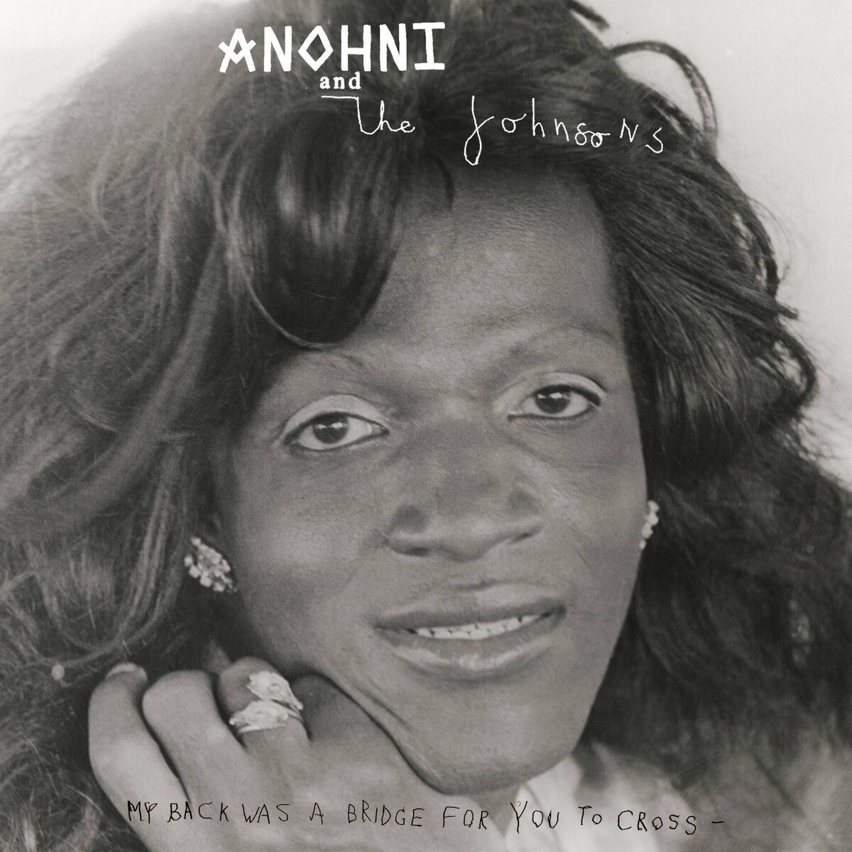 The cover of Anohni's My Back Was A Bridge For You To Cross features Marsha P Johnson, a gay rights activist and drag queen who took part in the Stonewall riots. The cover of Anohni's My Back Was A Bridge For You To Cross features Marsha P Johnson, a gay rights activist and drag queen who took part in the Stonewall riots.