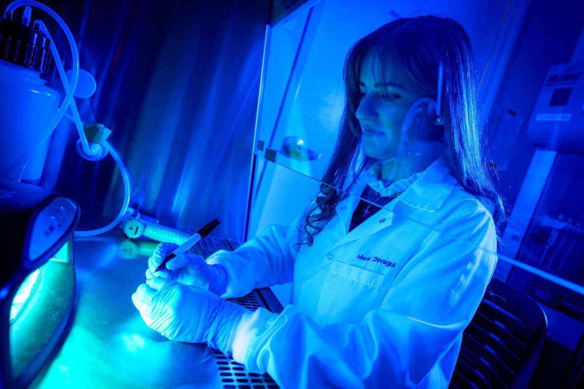 Researcher Maria Zhivagui.