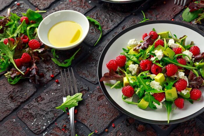 Fresh Raspberry Salad