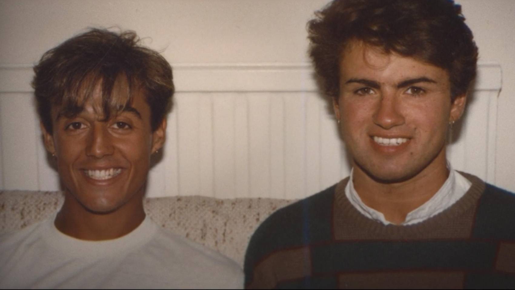 Andrew Ridgeley and George Michael in Netflix' Wham! documentary.
