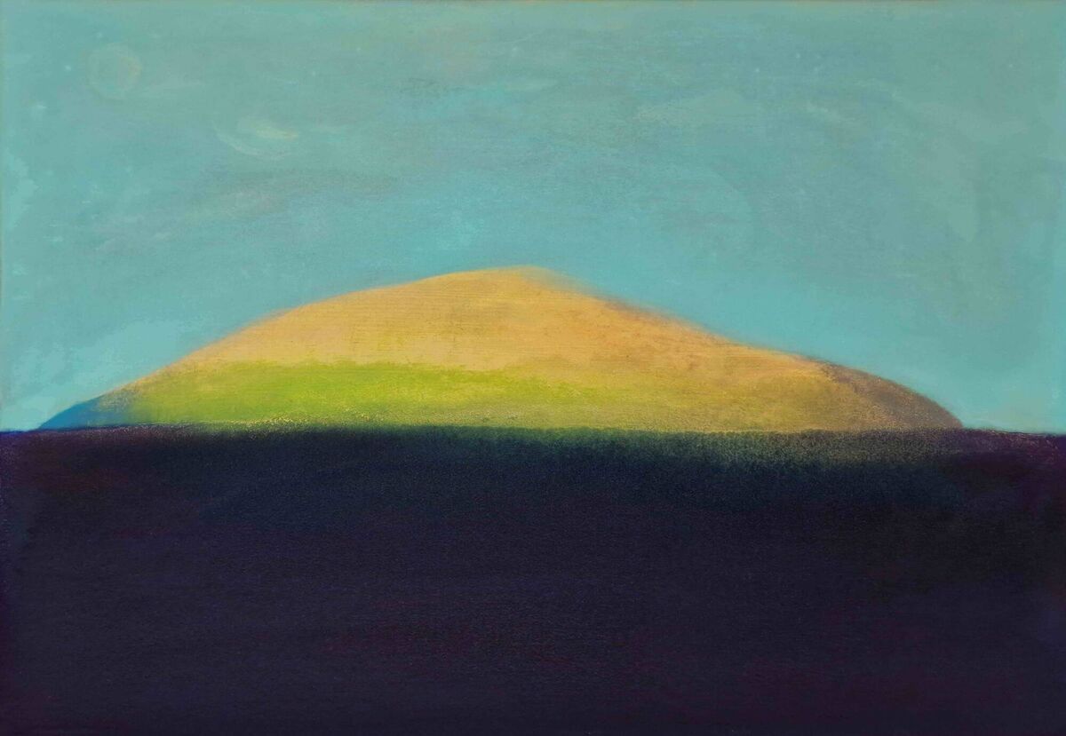 Tom Climent, Heaven sent, Oil &amp; plaster on board,   €2,800. 