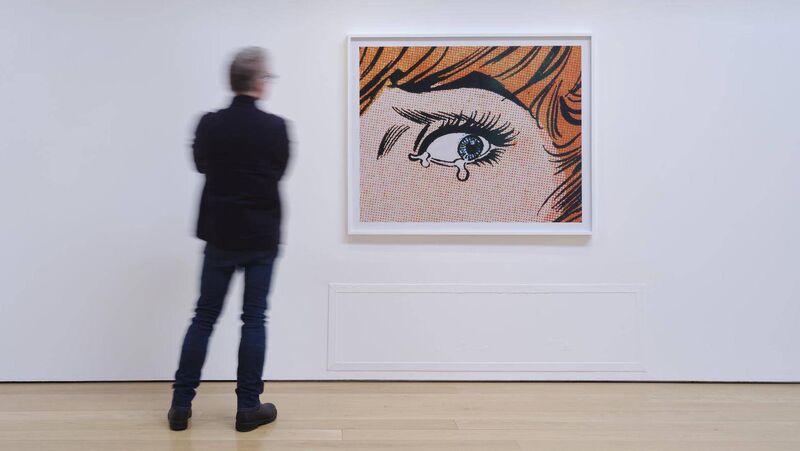 A view of Anne Collier's Woman Crying A view of Anne Collier's Woman Crying