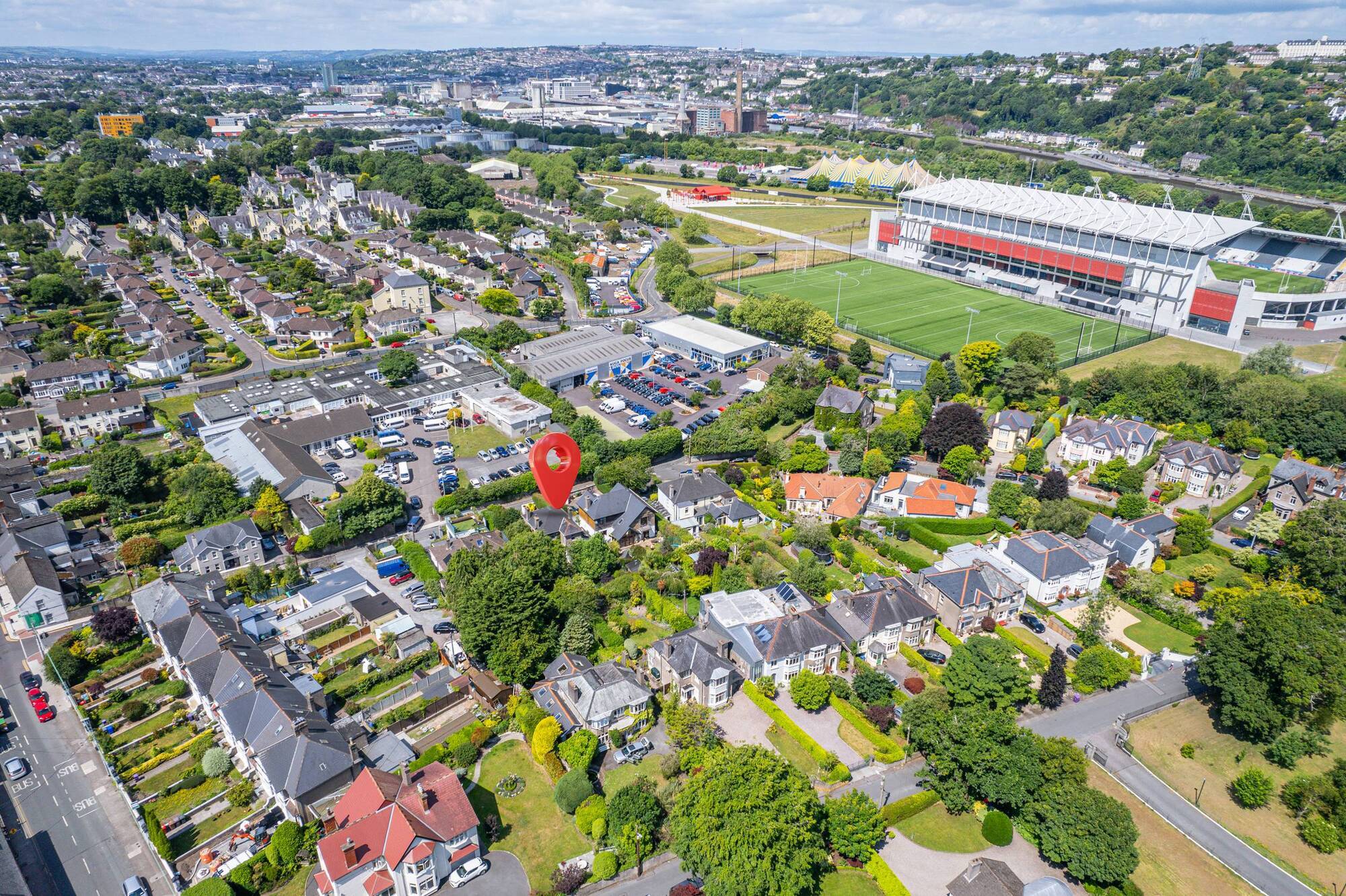 Perfect pitch: Ravensdale, on  Park Avenue Ballintemple, is almost within a puc fada of Páirc Uí Chaoimh. ERA Downey McCarthy agent Garry O'Donnell guides the detached home at €695,000. Pictures: H-pix