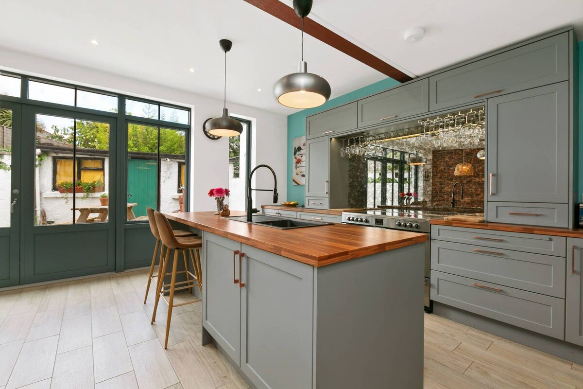 The kitchen Karen designed for a client. The kitchen Karen designed for a client.