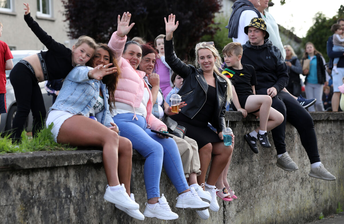 Young Dermot Kennedy fans, getting psyched for the big gig at Thomond Park, Limerick. Pic: Sasko Lazarov/Photocall Ireland