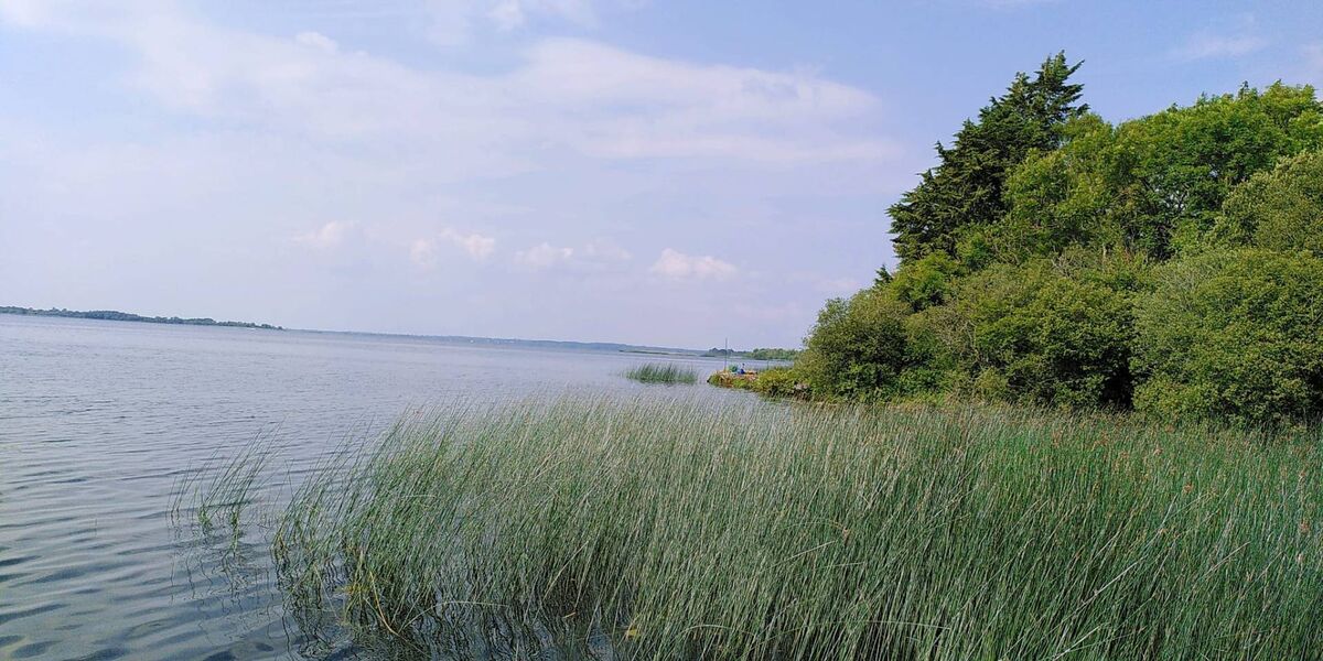 The shores of Lough Derg, where the dancing took place The shores of Lough Derg, where the dancing took place