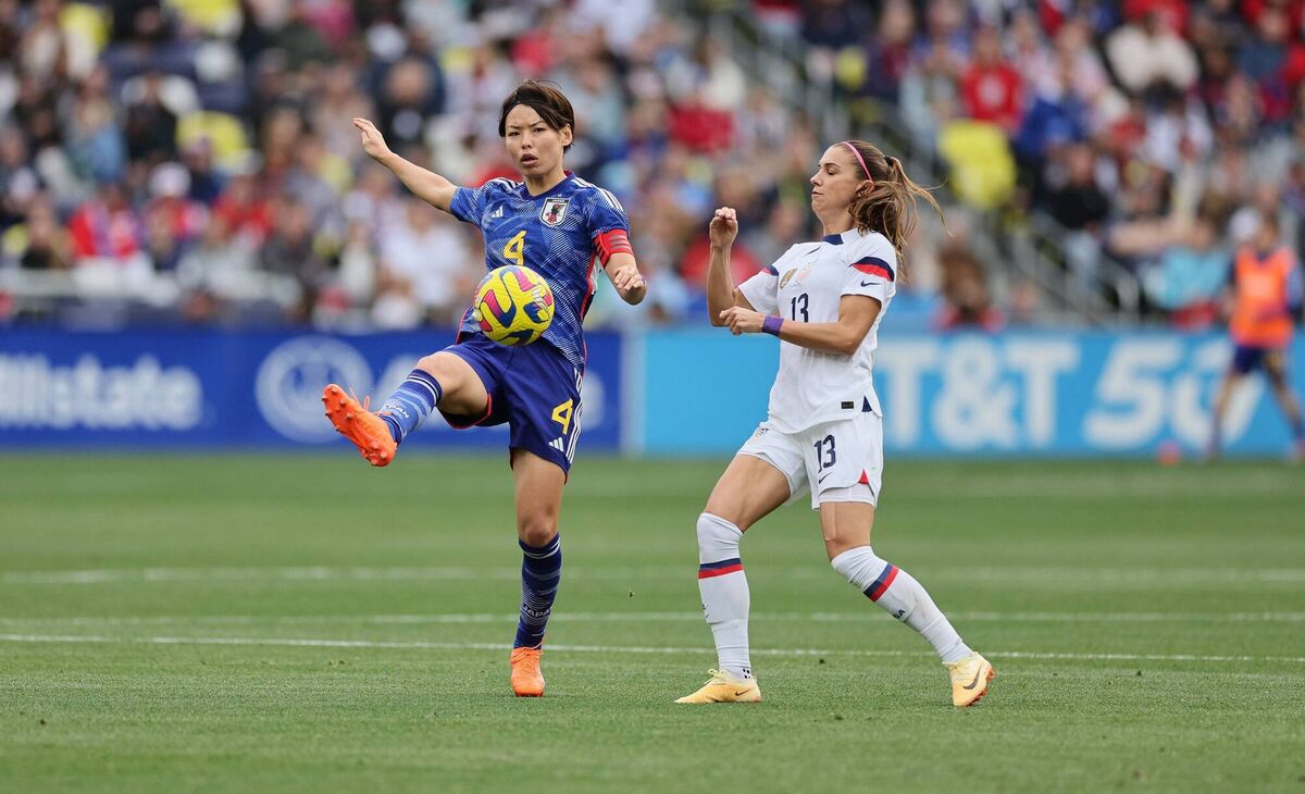 KEY PLAYER: Saki Kumagai of Japan in action during the game against the United States in the 2023 SheBelieves Cup. Pic: Andy Lyons/Getty Images