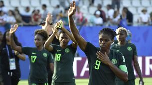 <p>UNHAPPY: The Nigerian camp is not a happy one at the moment. Pic: Jean-Philippe Ksiazek/AFP via Getty Images</p>