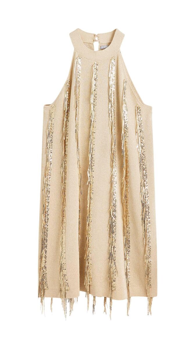 Sequined Fringe Dress, €78, Oliver Bonas Sequined Fringe Dress, €78, Oliver Bonas