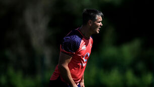 <p>HEARING: Johnny Sexton during an Ireland training session. Pic: INPHO/Dan Sheridan</p>