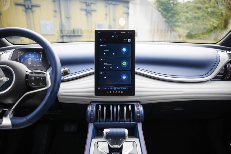 BYD Atto 3 futuristic interior BYD Atto 3 futuristic interior
