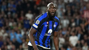 <p>PERMANENT MOVE? Inter Milan's Romelu Lukaku rues a missed chance during the UEFA Champions League final.</p>
