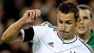 Lukas Podolski signs off in style with stunner