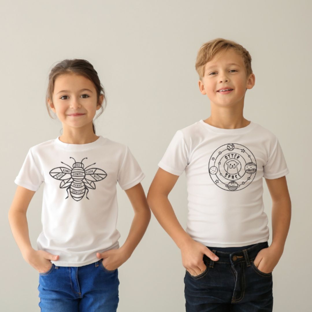 We Make Good's Paint Your Own Kids' T-Shirt Kit We Make Good's Paint Your Own Kids' T-Shirt Kit