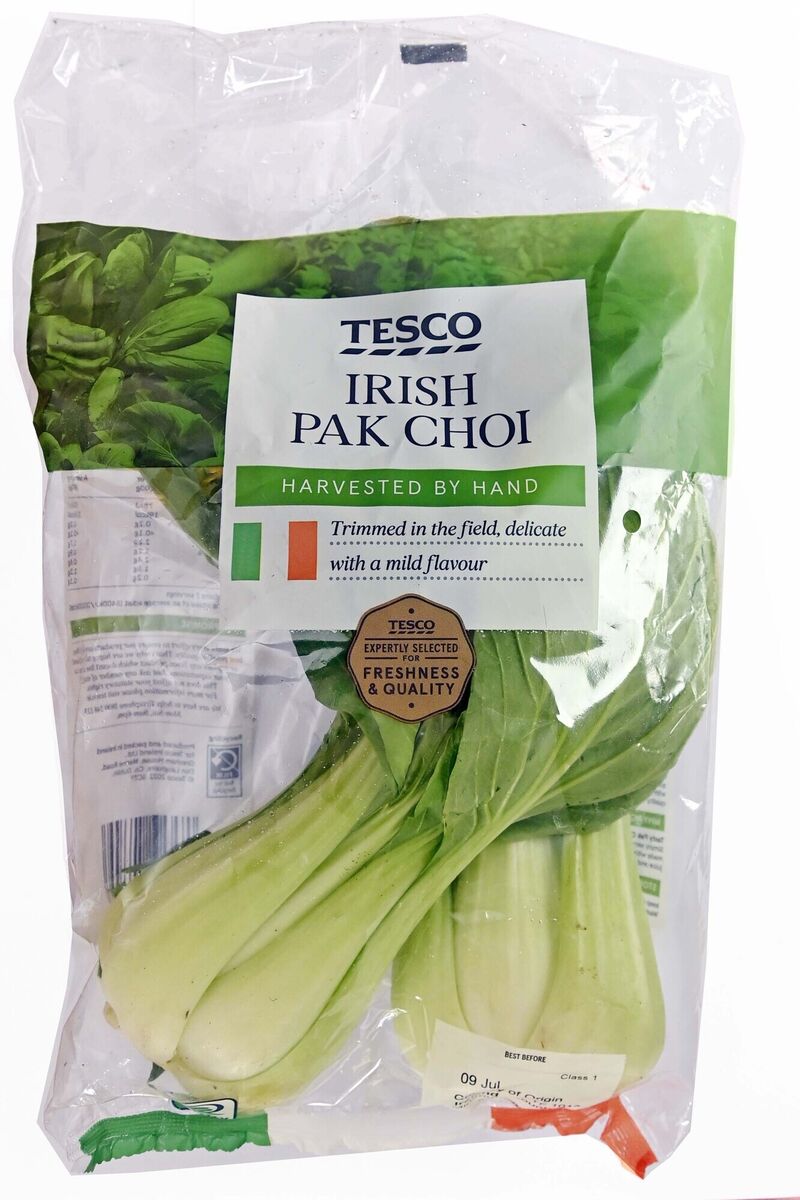 Tesco Irish Pak Choi.