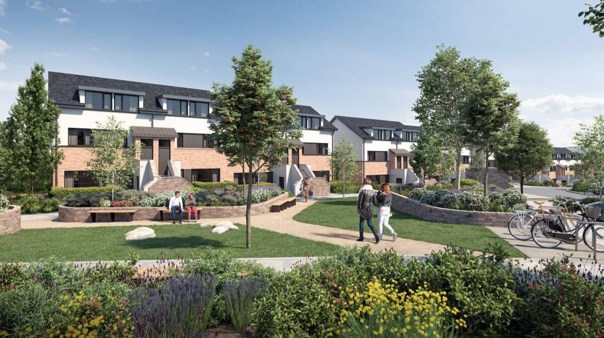 CGI of a portion of the development