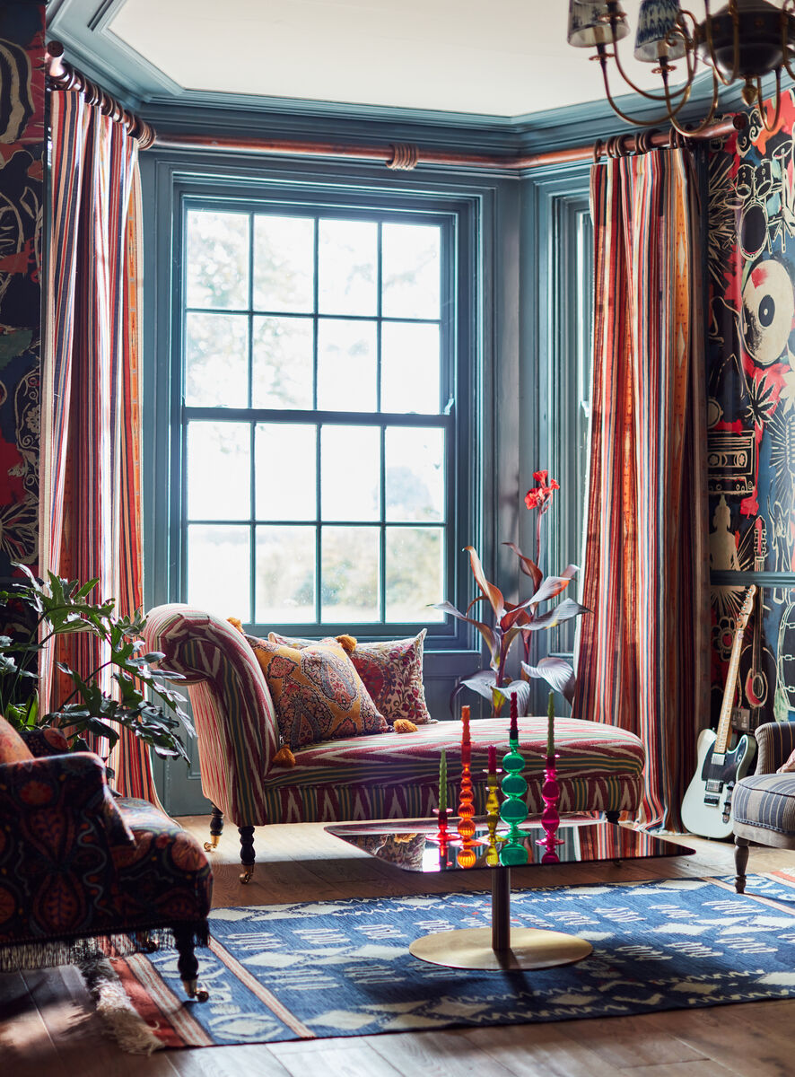 Period windows can be problematic to insulate to a high standard. Deploy long curtains and secure them all around the reveal. Double linings can add comfort where money is tight. Picture: Furnishings by Mind The Gap, mindtheg.com Period windows can be problematic to insulate to a high standard. Deploy long curtains and secure them all around the reveal. Double linings can add comfort where money is tight. Picture: Furnishings by Mind The Gap, mindtheg.com