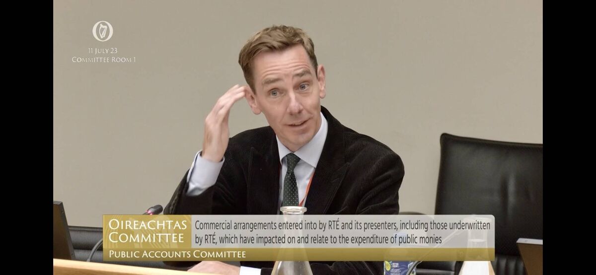Ryan Tubridy and others must face serious questions — but some politicians used the committees as an opportunity to grandstand and garner Twitter clips to fire into cyberspace. Picture: Oireachtas TV 