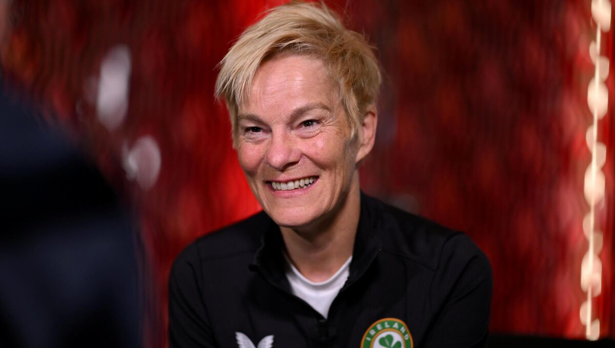 Manager Vera Pauw during a Republic of Ireland press conference at the Emporium Hotel South Bank in Brisbane, Australia, ahead of the start of the FIFA Women's World Cup 2023. Photo by Stephen McCarthy/Sportsfile