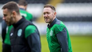 <p>KEEP ON KEEPING ON: Aiden McGeady arrives during a cinch Premiership match between St Mirren and Hibernian at the SMISA Stadium, on February 04 , 2023, in Paisley, Scotland. Pic: Roddy Scott/SNS Group via Getty Images</p>