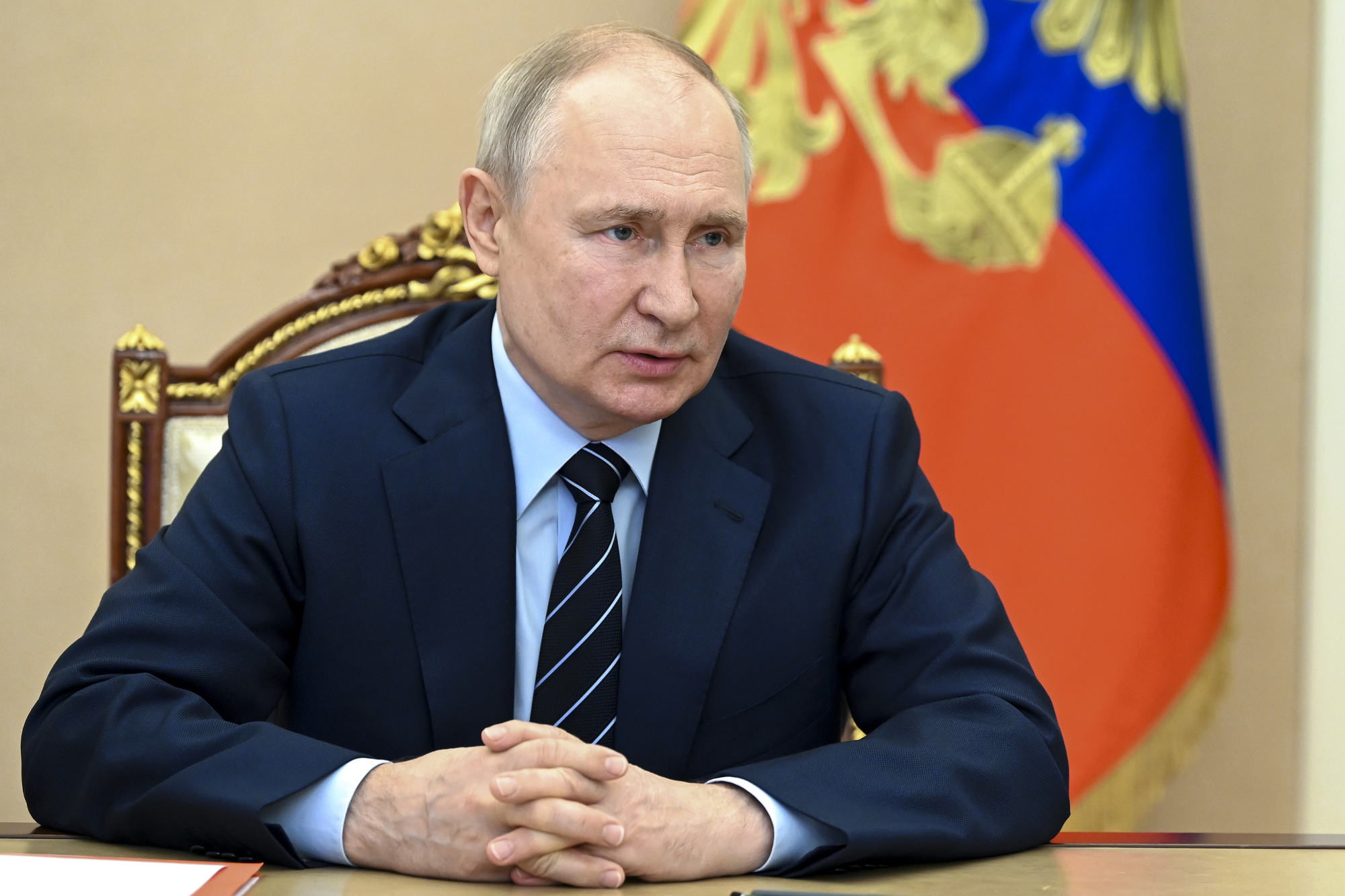 Russia has ‘sufficient stockpile’ of cluster bombs, says Putin