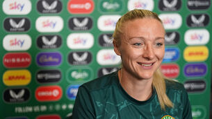 <p>Republic of Ireland defender Louise Quinn is confident in her side’s ability to shut down Australia’s Sam Kerr (Brian Lawless/PA)</p>