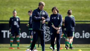 <p>BELLIEVE: Colin Bell during his time with Ireland. Pic Credit: ©INPHO/Ryan Byrne</p>