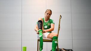 <p>KITTED OUT: Ireland's players - like Ruesha Littlejohn - have come a long way since having to change in toilets, thanks to their hard work. Picture: Stephen McCarthy/Sportsfile</p>